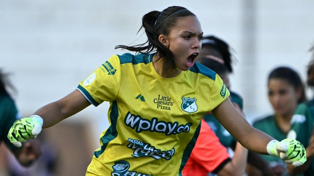 Luisa Agudelo, portera de Cali Femenino - AFP