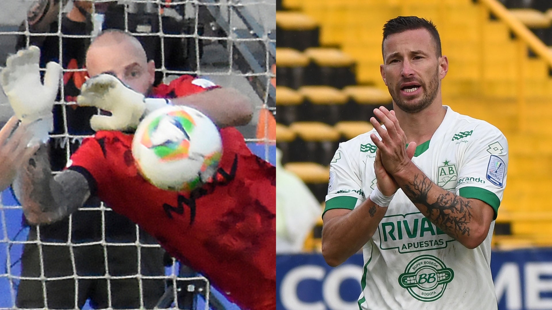 Ortega nego el gol de Pons en Bucaramanga vs Llaneros - VizzorImage
