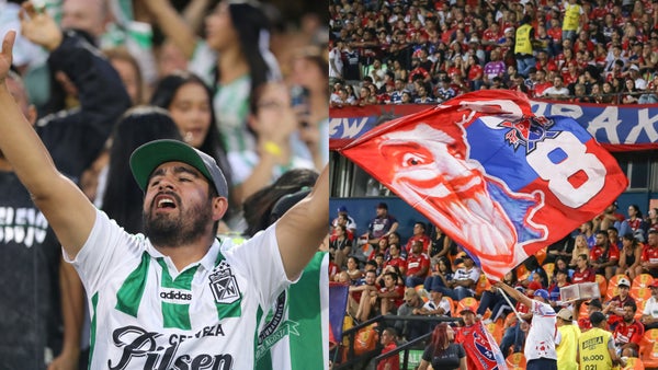Atlético Nacional vs. Medellín: ambiente de final en el Atanasio
