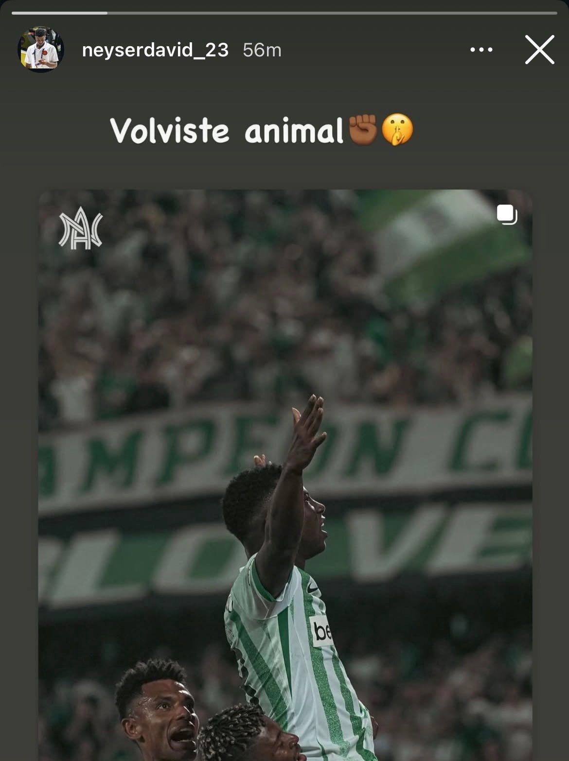 Mensaje de Néiser a Marino