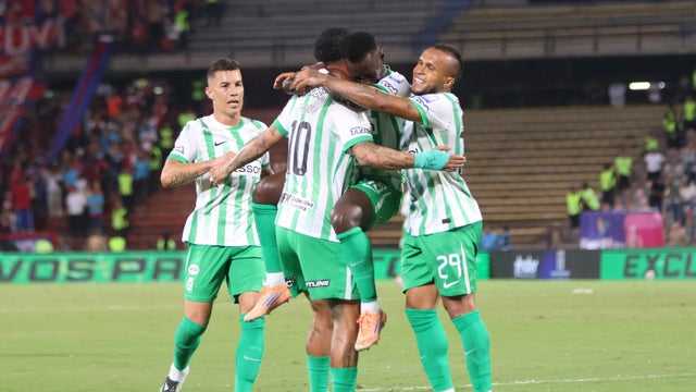 Nacional goleó a Medellín en el clásico