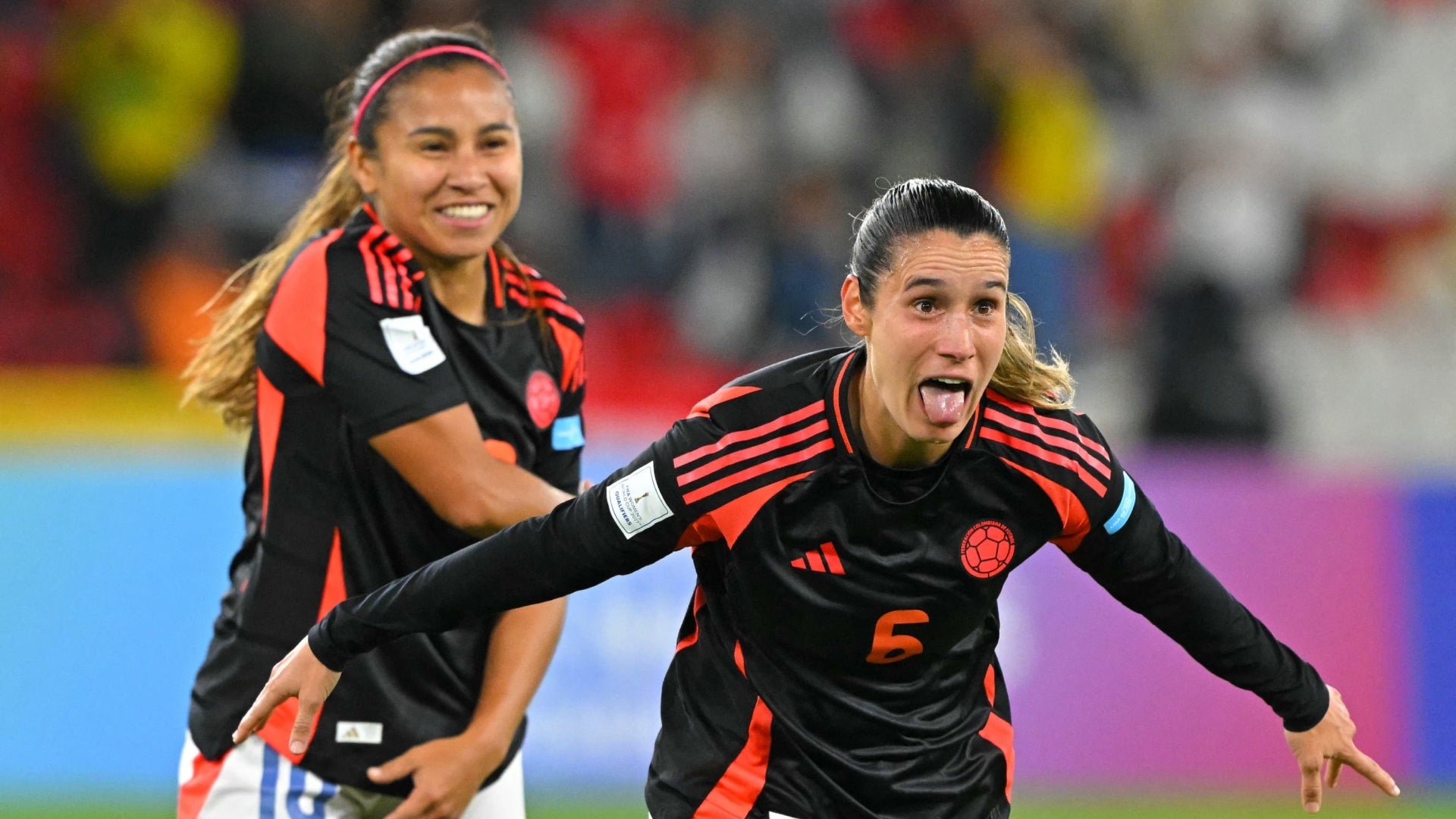 Colombia vencio a Ecuador con goles de Leicy Santos y Daniela Montoya - AFP Colombia vencio a Ecuador con goles de Leicy Santos y Daniela Montoya - AFP