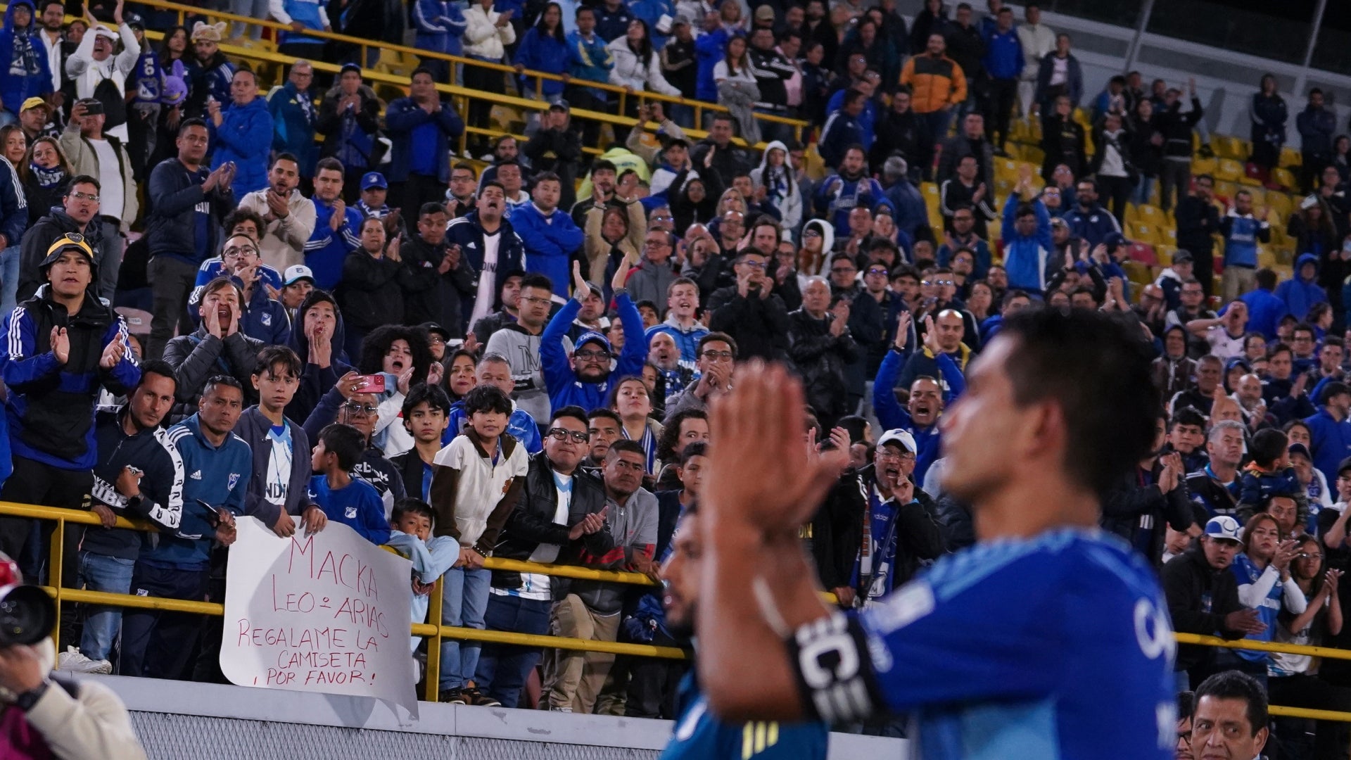 Mackalister Silva le pide perdon a la hinchada de Millonarios - VizzorImage