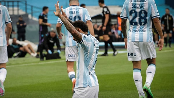 Duván Vergara anotó el gol de la victoria de Racing en la Liga de Argentina Duván Vergara anotó el gol de la victoria de Racing en la Liga de Argentina