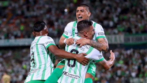 Bauzá abre el marcador para Atlético Nacional