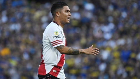 Juan Fernando Quintero tuvo un picante cruce tras perder ante Boca
