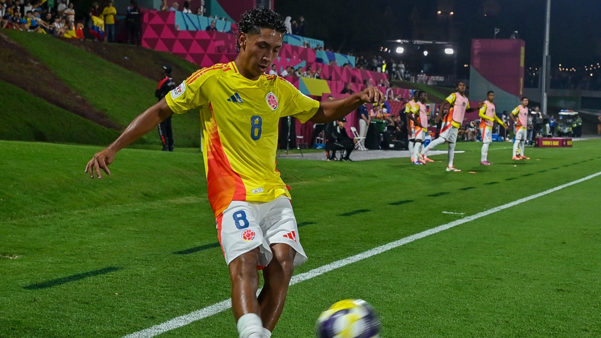 Juan José Cataño, volante de Colombia Sub-17 - AFP
