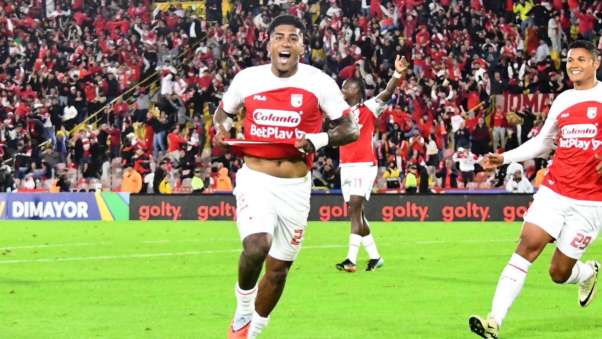 Harold Santiago Mosquera es la gran figura de Santa Fe