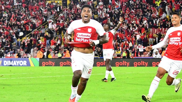 Harold Santiago Mosquera es la gran figura de Santa Fe