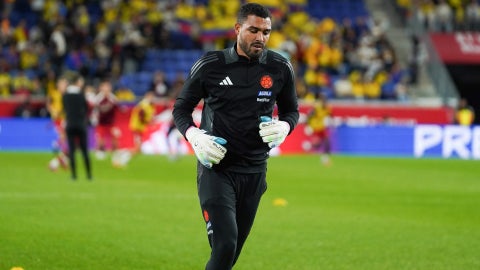 Álvaro Montero realizó una importante atajada