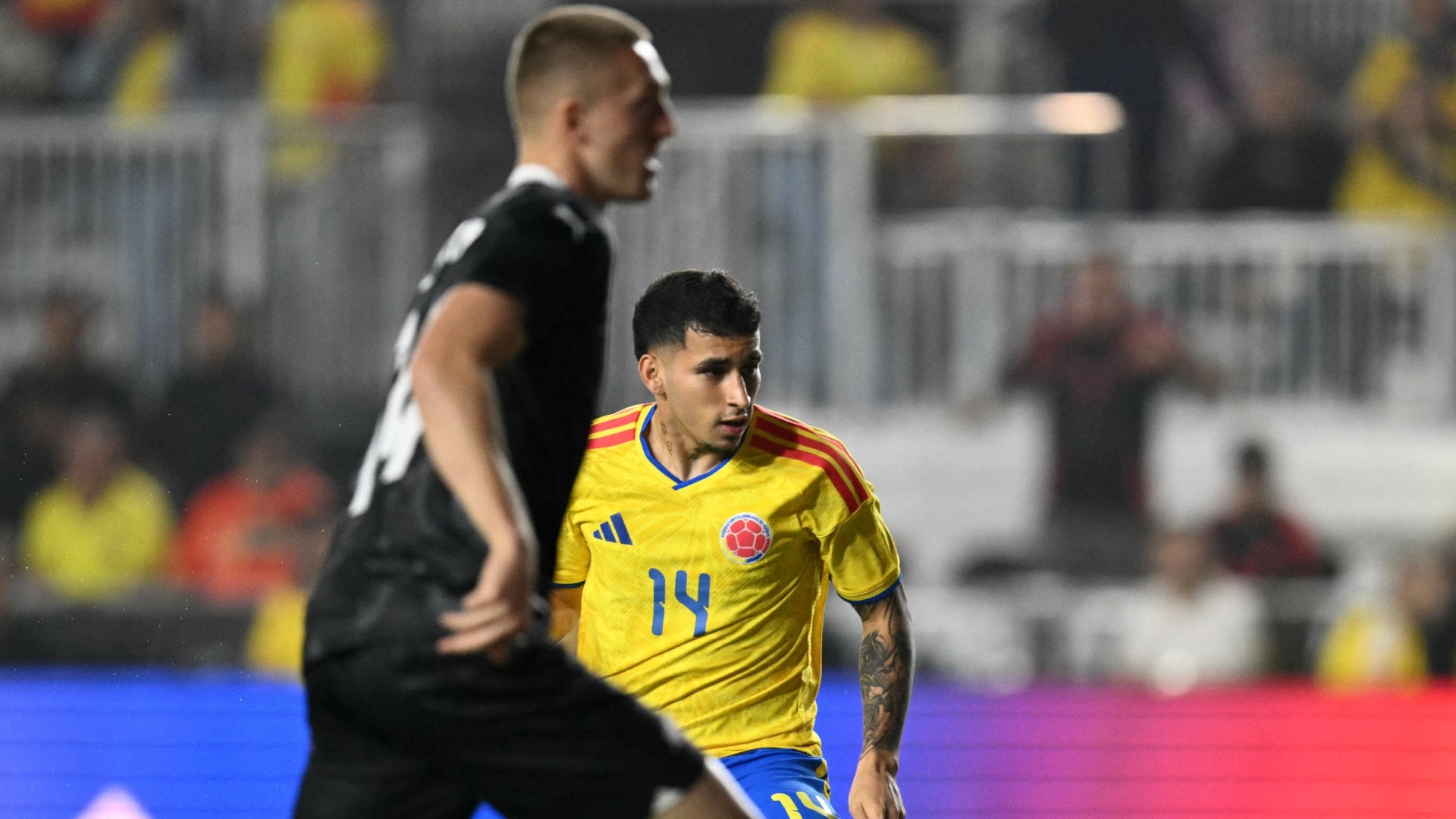 Gustavo Puerta marcó gol en el triunfo de Colombia a Nueva Zelanda - AFP