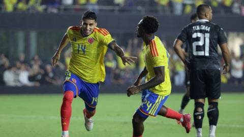 Gustavo Puerta debuto con un golazo en seleccion Colombia - AFP