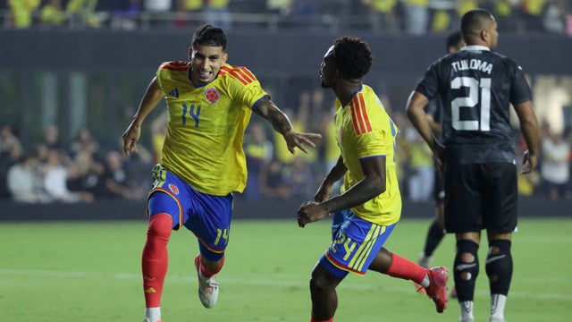 Gustavo Puerta debuto con un golazo en seleccion Colombia - AFP