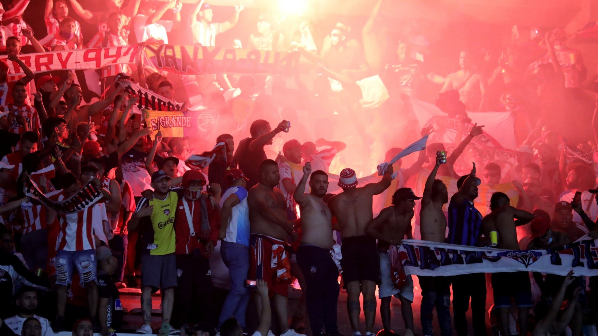 Hinchas de Junior de Barranquilla