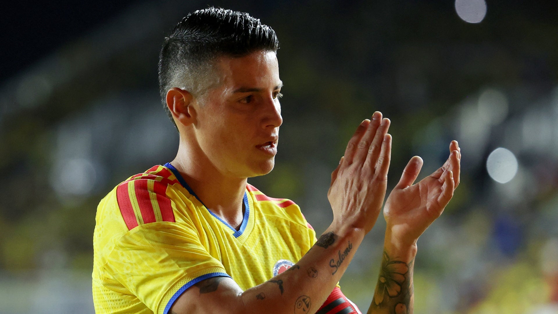 James Rodriguez, capitan de la selección Colombia - AFP