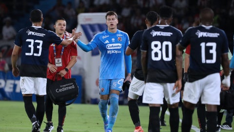 Aguerre se lesionó en Junior vs Medellin - VizzorImage