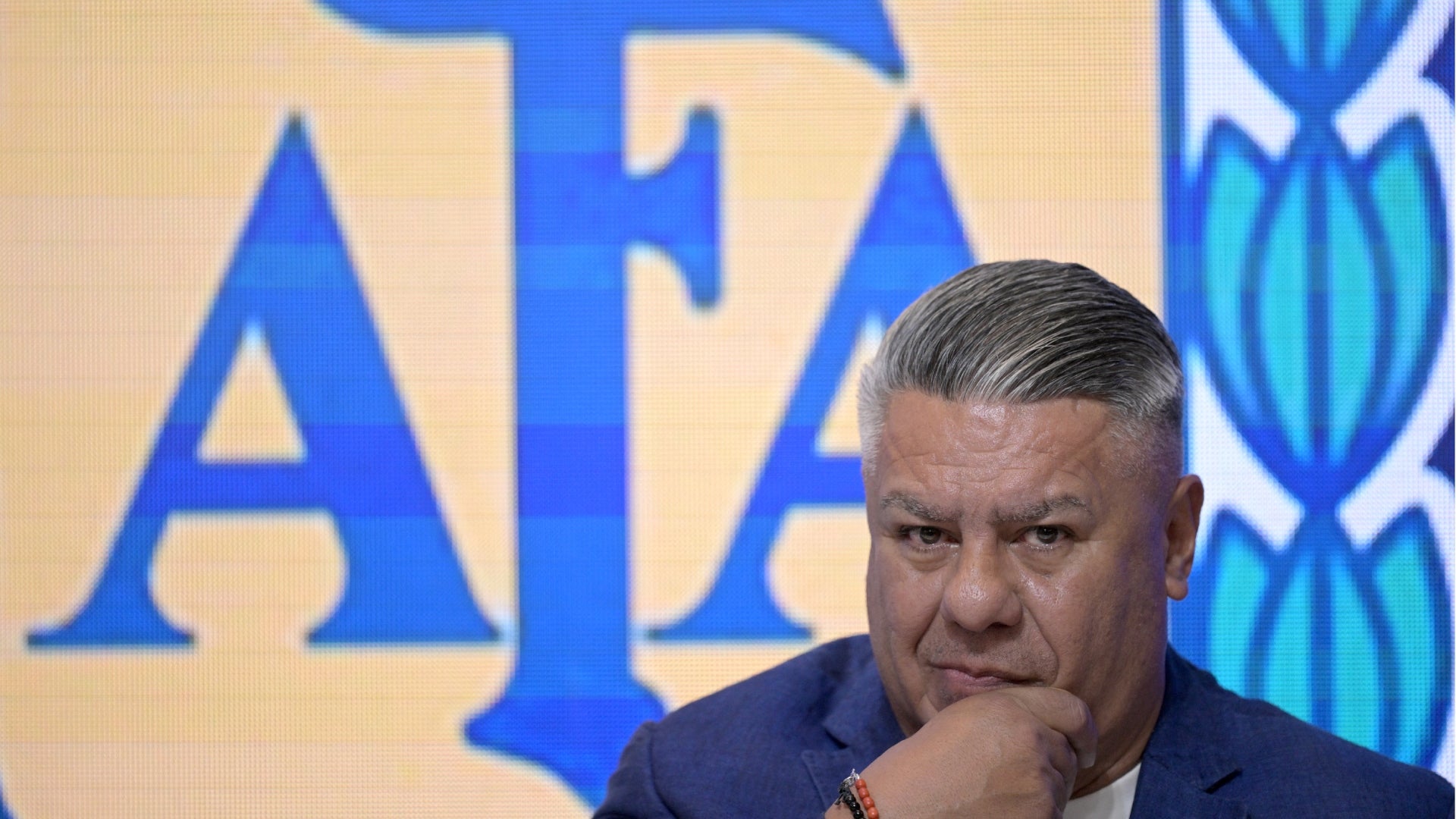 Claudio Tapia, presidente de la AFA - AFP