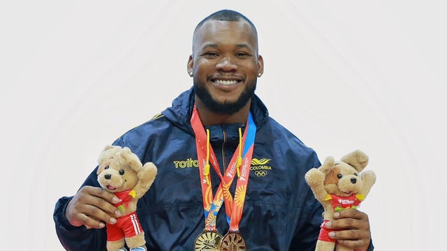 Yeison López alzo dos medallas en Juegos Bolivarianos 2025 - @OlimpicoCol