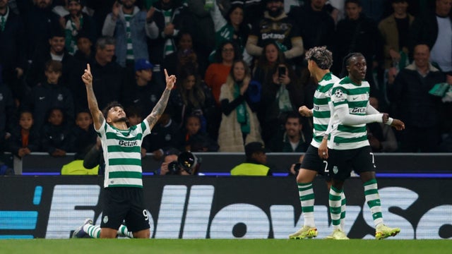 Gol de Luis Suárez con Sporting Lisboa