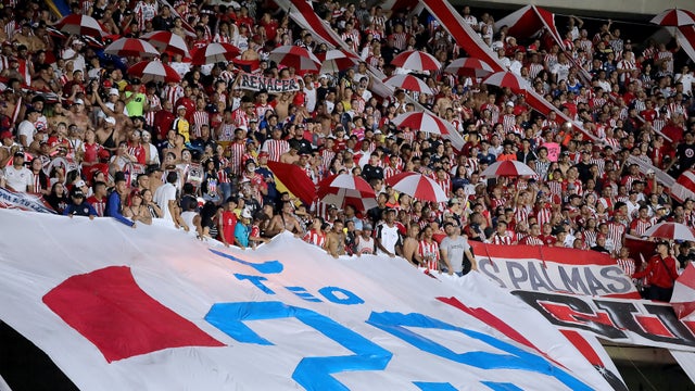 Hinchada de Junior en Barranquilla