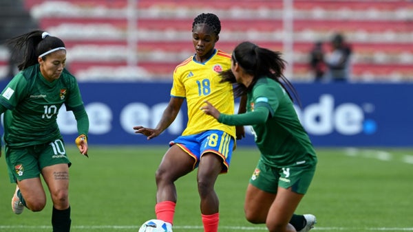 Colombia empató con Bolivia y lidera la Liga de Naciones Femenina