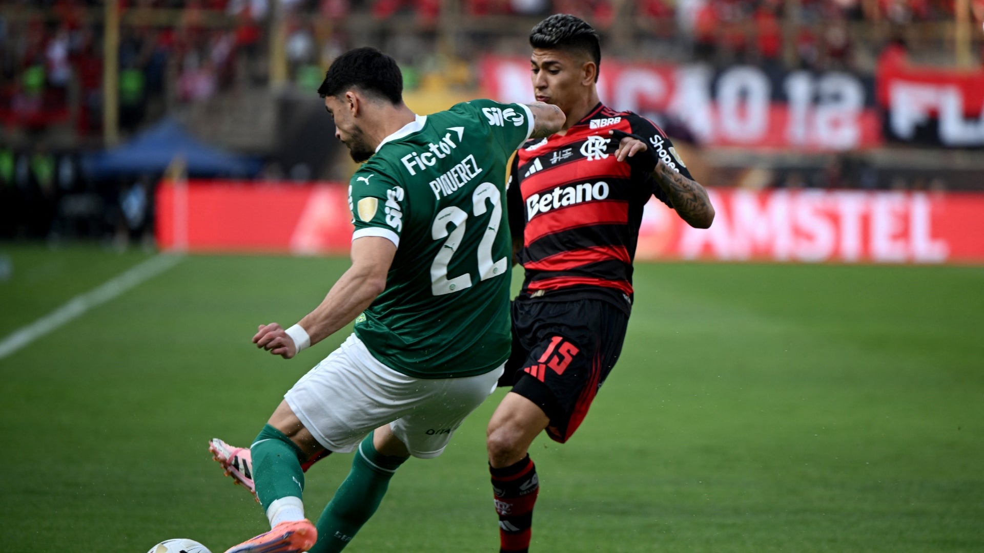 Jorge Carrascal jugó los 90 minutos de la final de Libertadores - AFP