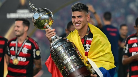 Jorge Carrascal conquistó la Libertadores 2025 con Flamengo - AFP
