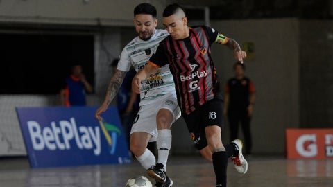 Club Lyon vs. Real Antioquia _ Goles final ida de futsal - VizzorImage