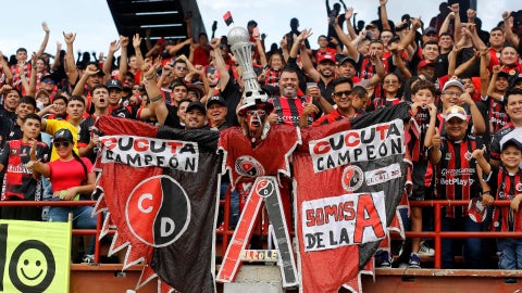 Cúcuta ascendió a la Liga BetPlay con grandes figuras