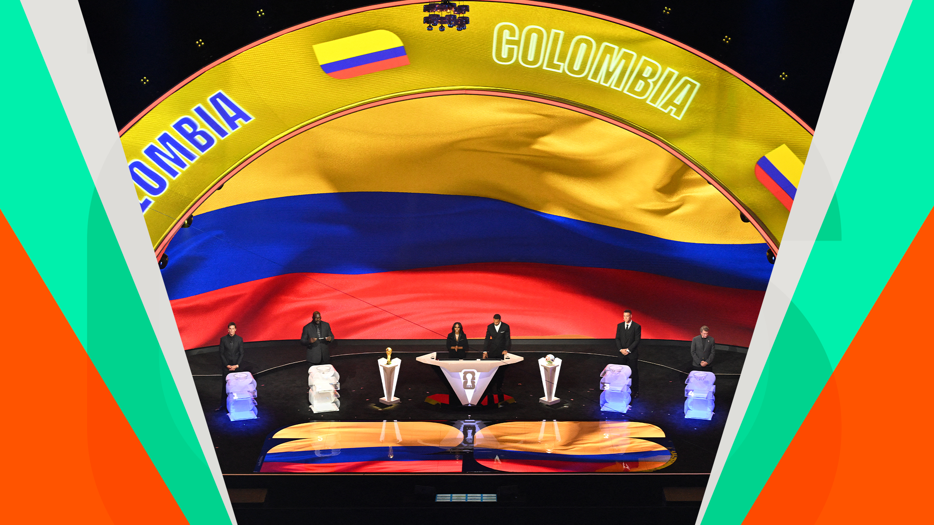 Colombia conoció a sus rivales en la Copa Mundial de la FIFA™ - AFP