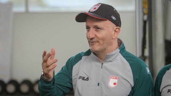 Pablo Repetto comenzó trabajos con Santa Fe en la sede de Tenjo Pablo Repetto comenzó trabajos con Santa Fe en la sede de Tenjo