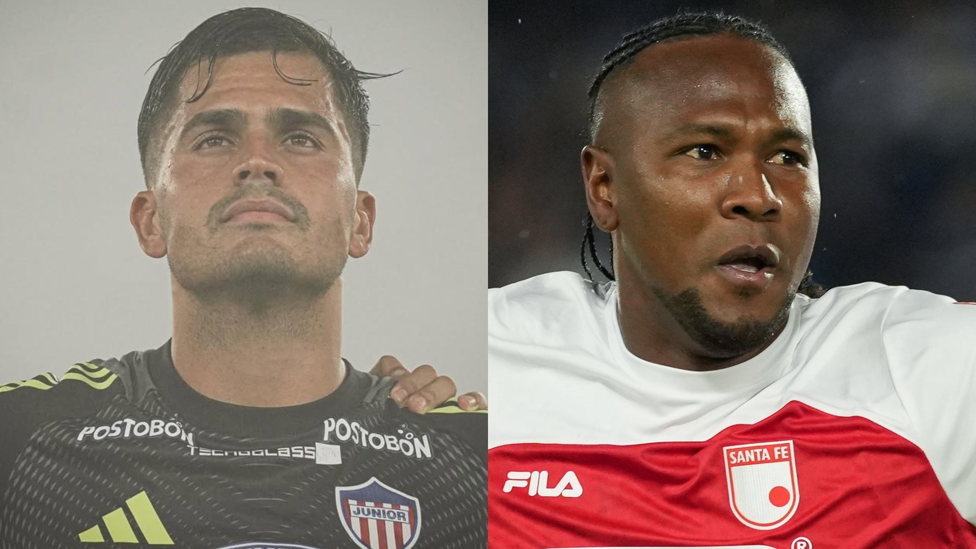 Mauro Silveira y Hugo Rodallega, figuras de la Liga BetPlay - @juniorclubsa_VizzorImage