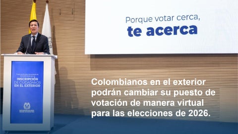 Mensaje para los colombianos en el exterior