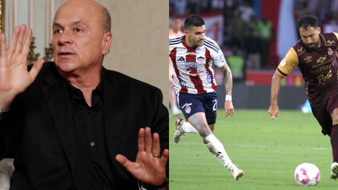 Carlos Antonio Vélez habló sobre la final ida entre Junior y Tolima