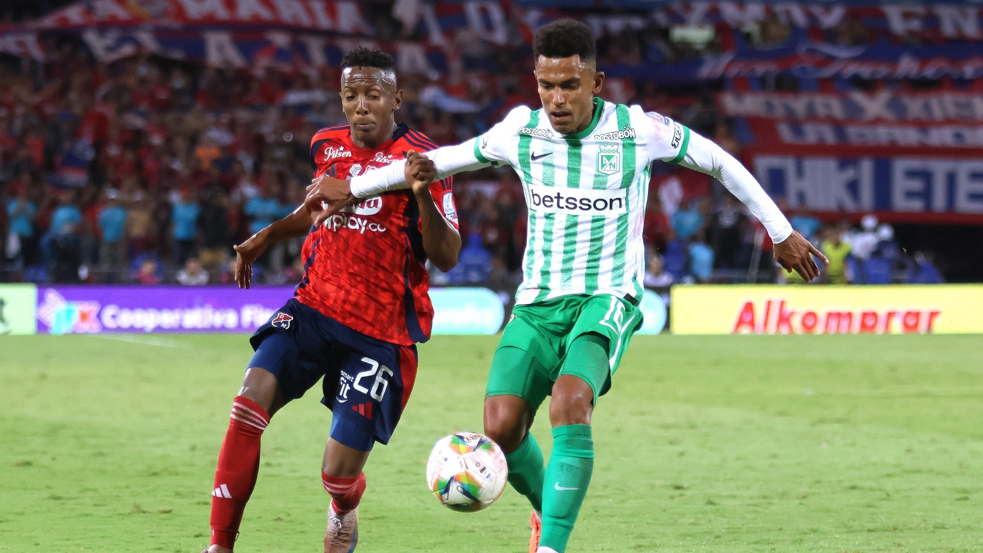 William Tesillo hizo una notable salvada en el final de Medellin 0-1 Nacional - VizzorImage