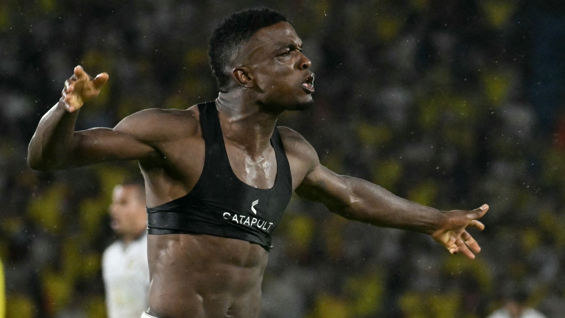 Jhon Córdoba marco triplete en el Día del Fútbol Envigadeño - AFP