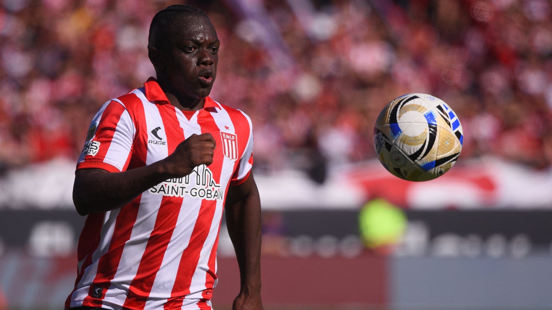 Edwuin Cetré, jugador de Estudiantes de la Plata _ AFP