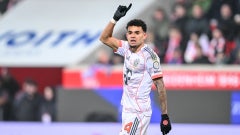 Luis Díaz marcó un nuevo gol en la Bundesliga _ AFP