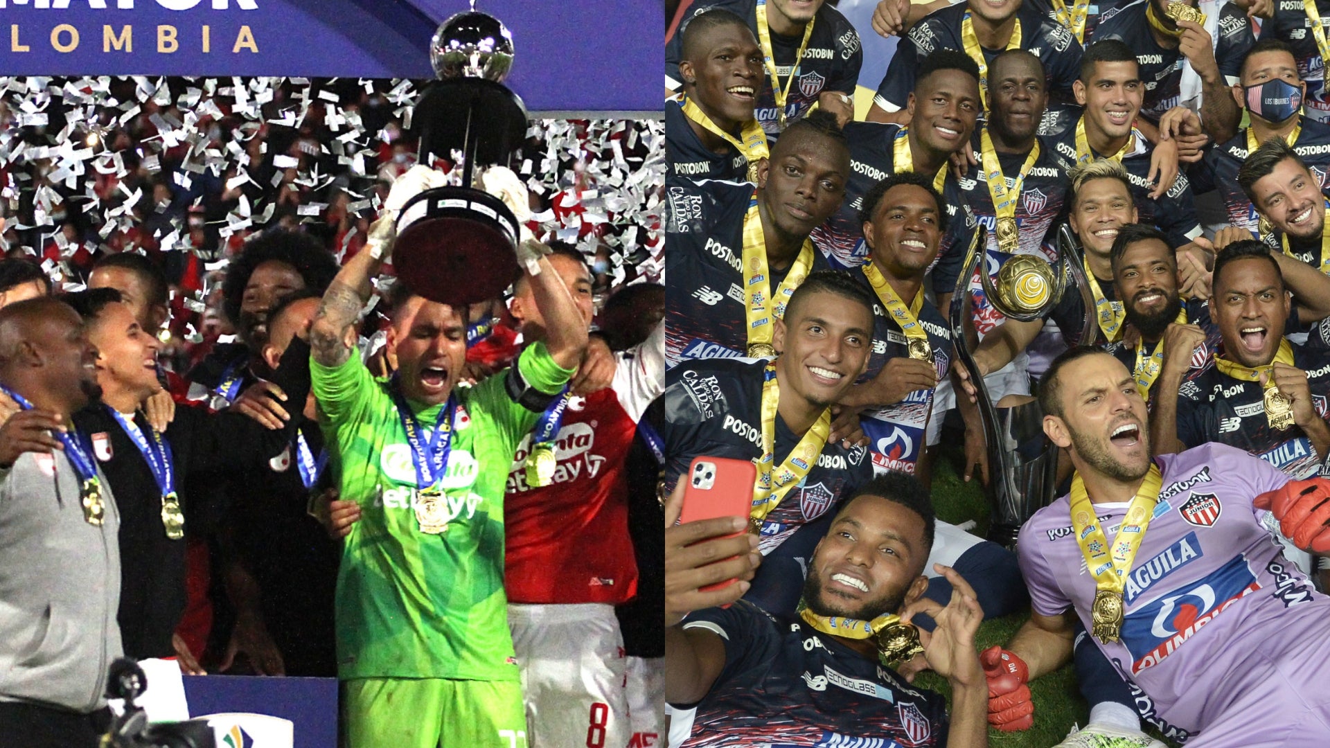 Santa Fe y Junior han ganado la Superliga BetPlay en más de una ocasión - VizzorImage