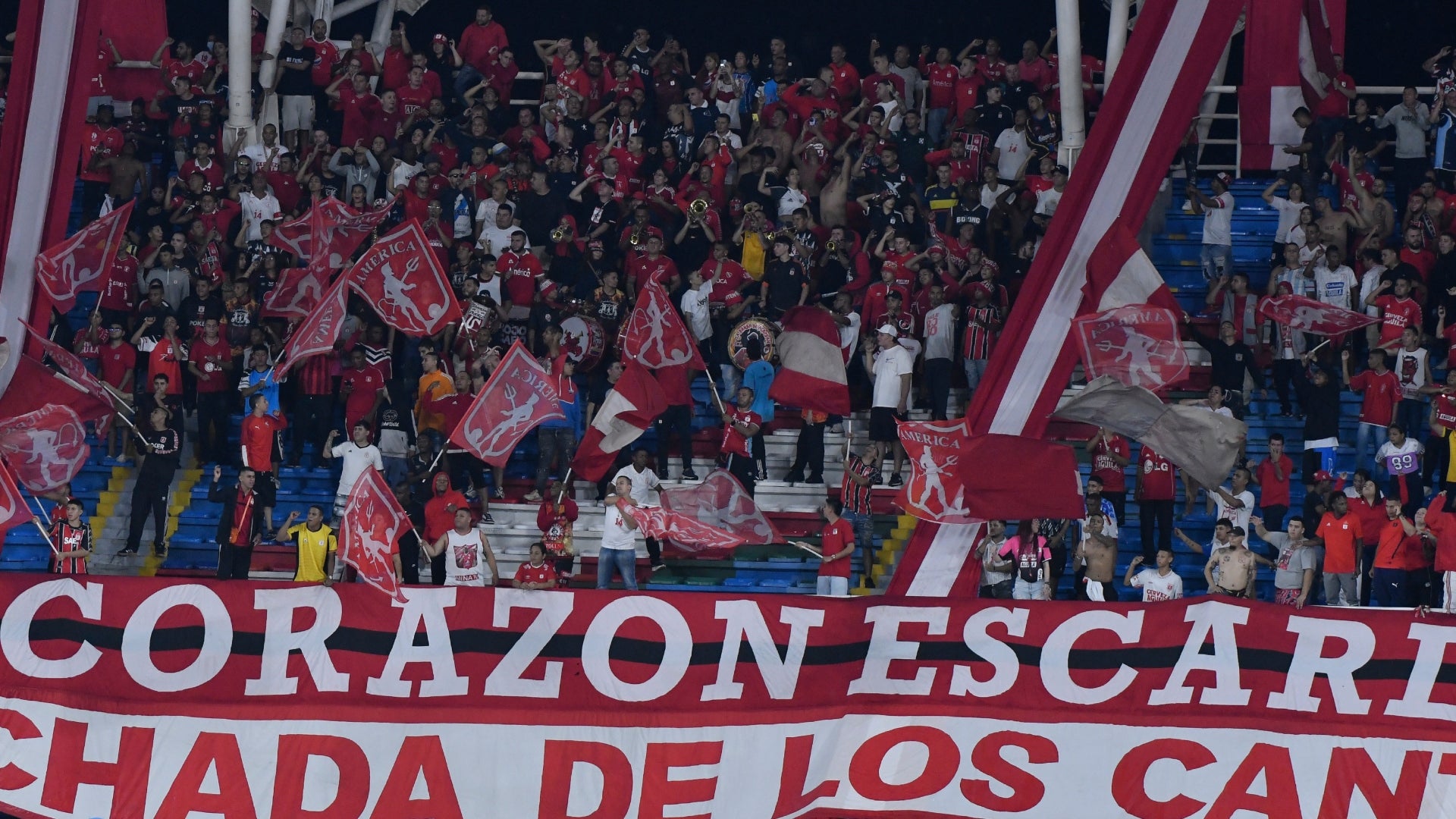 Hinchada de América de Cali en 2025 - VizzorImage