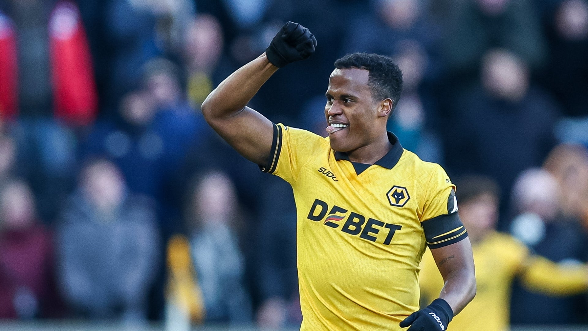 Jhon Arias marco gol en la primera victoria de Wolves en la temporada liguera - AFP