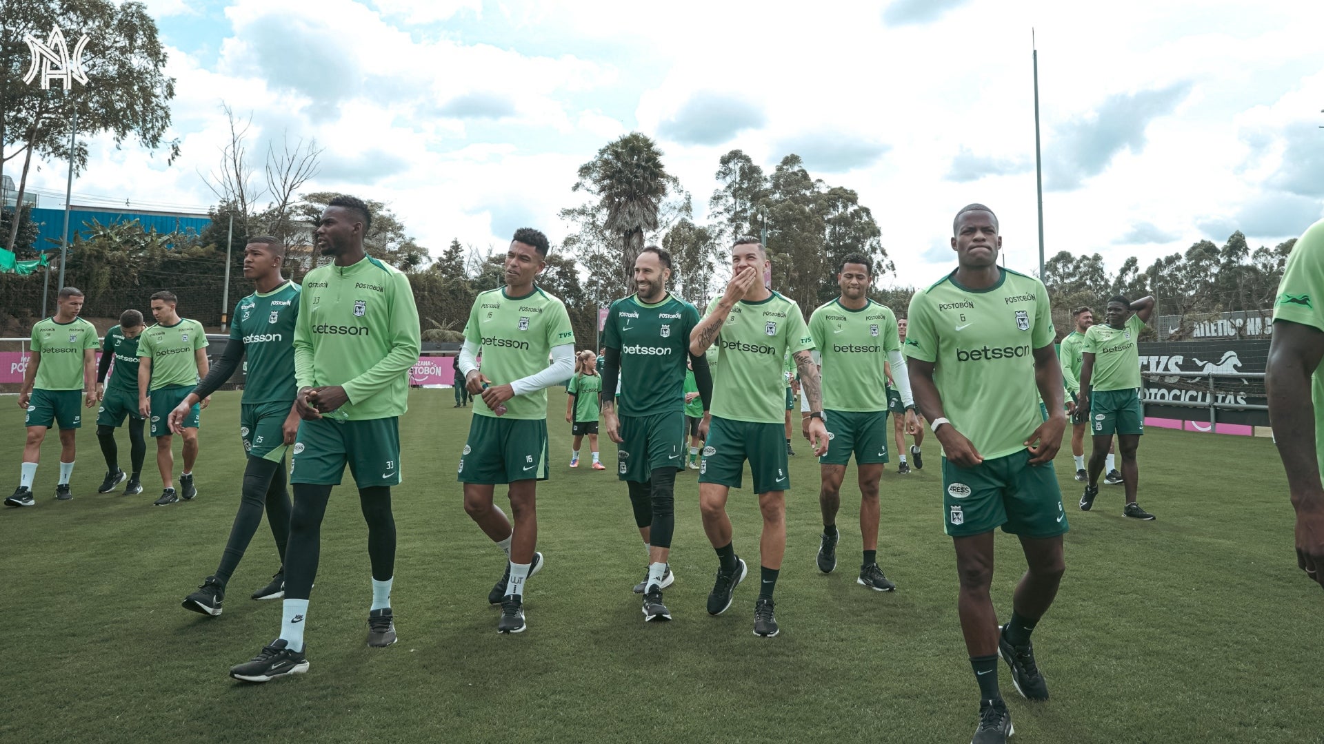 Entrenamiento de Atlético Nacional