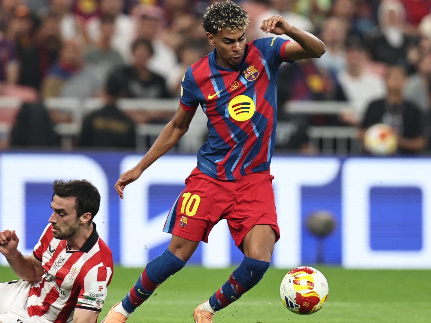 Barcelona venció a Bilbao y es finalista de la Supercopa de España