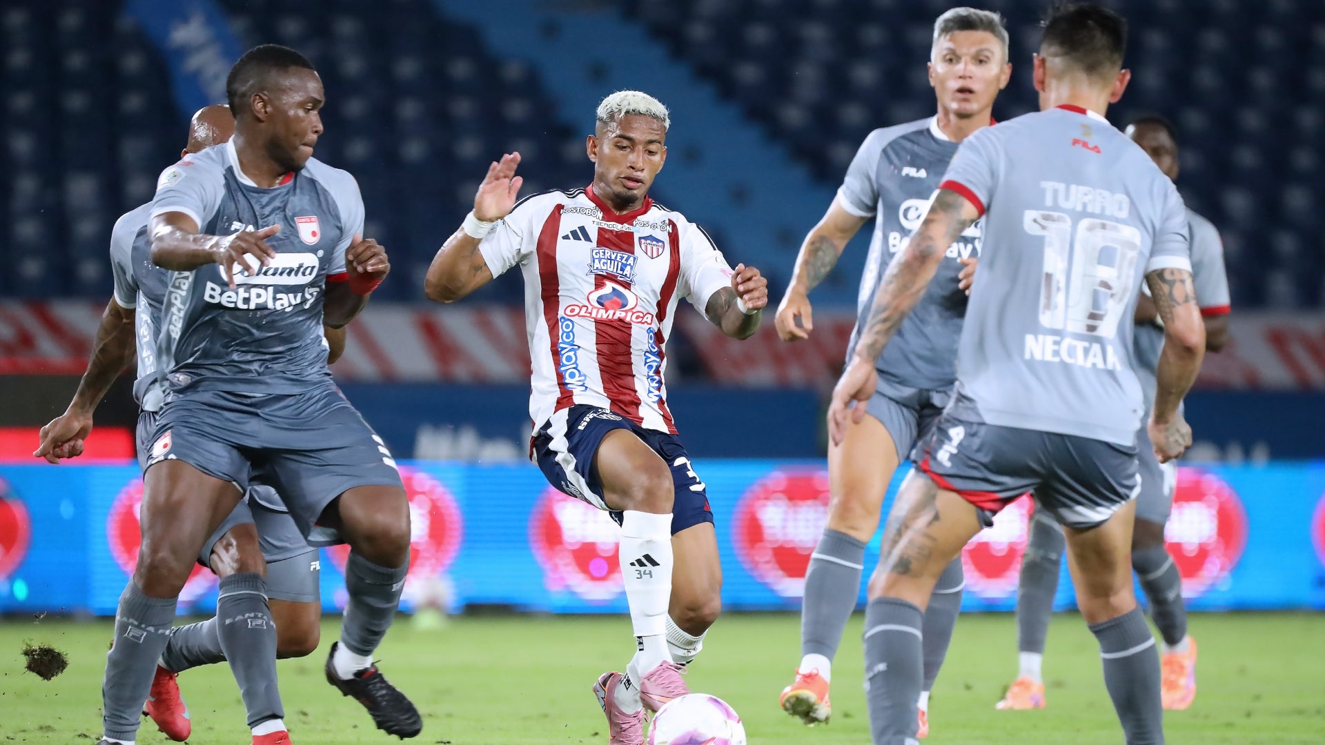 Posibles alineaciones de Junior y Santa Fe - 2026-I