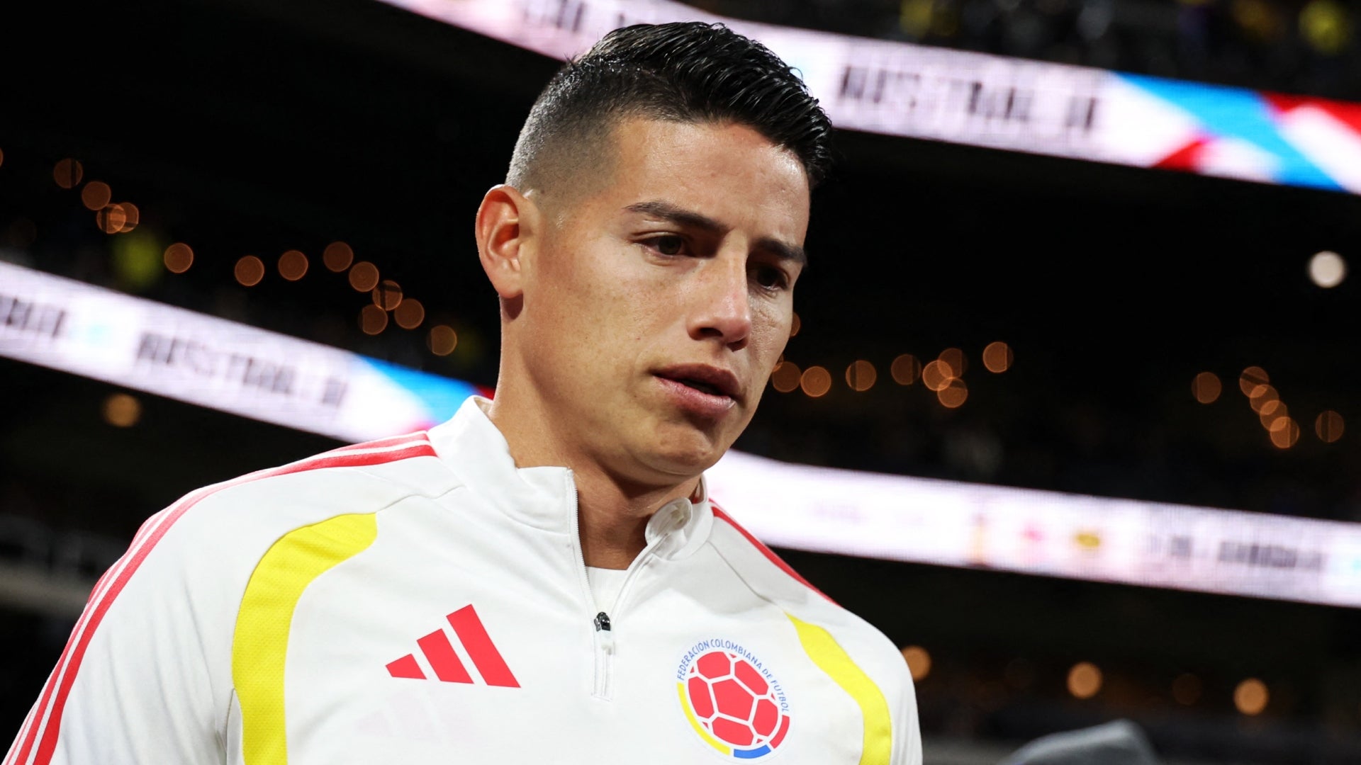 James Rodríguez con la selección Colombia - AFP