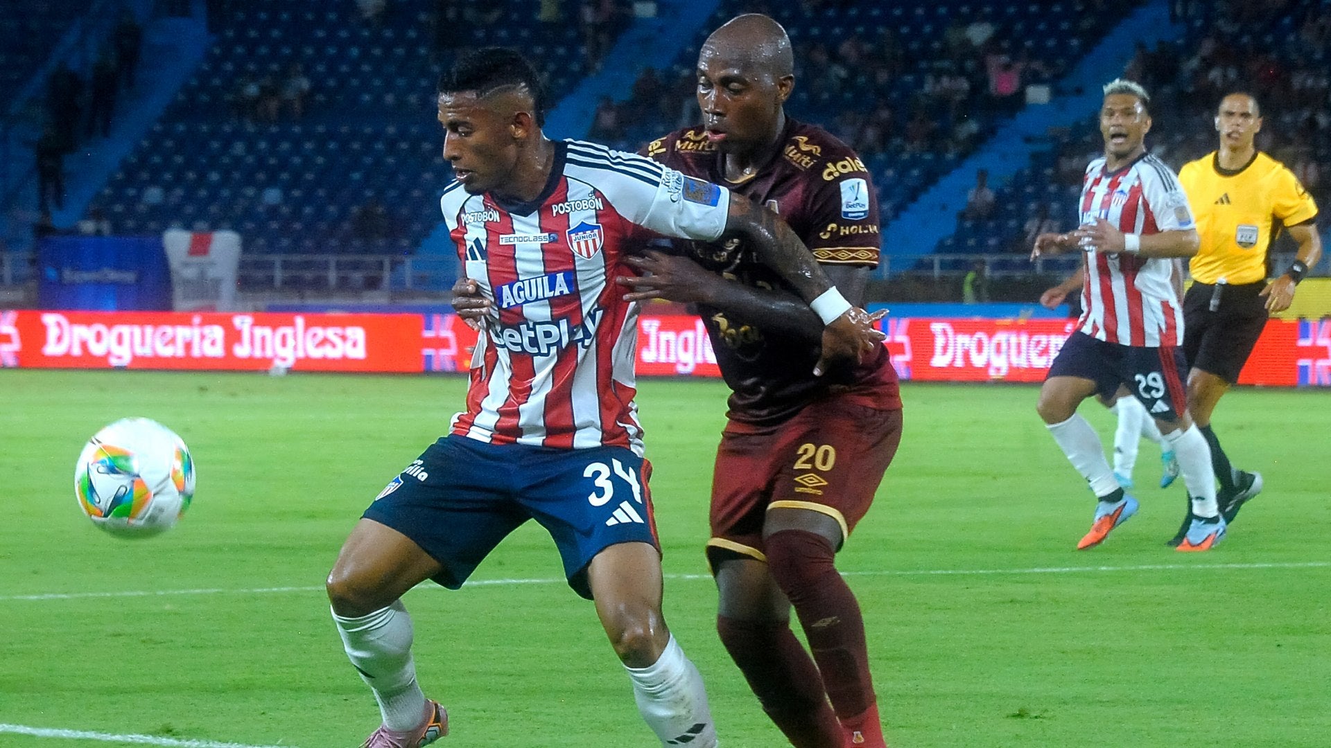 Junior de Barranquilla y Tolima tuvieron un momento de preocupación