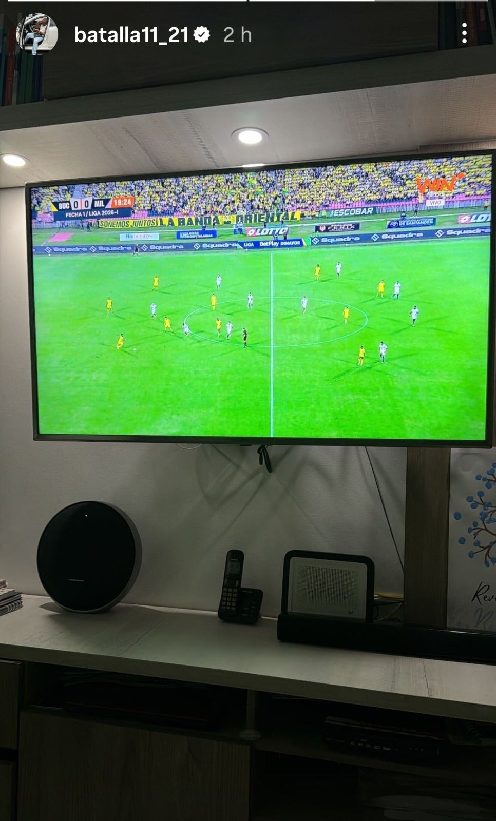 Emerson Batalla lanzó tremendo guiño a Atlético Bucaramanga - Instagram