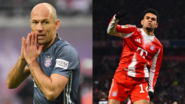 Robben habló sobre la comparación con Luis Díaz