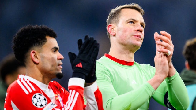 Luis Diaz y Manuel Neuer en Bayern Munich - AFP