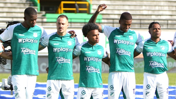 Deportivo Cali pidió penal vs. Águilas, pero el árbitro no lo dio Deportivo Cali pidió penal vs. Águilas, pero el árbitro no lo dio